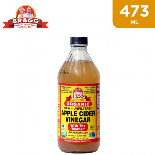 Bragg Organic Raw Apple Cider Vinegar 473 ml - delivered by Taw9eel Fast