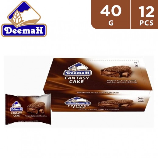 Deemah Fantasy Cake With Chocolate 12 x 40 g - delivered by Taw9eel Fast