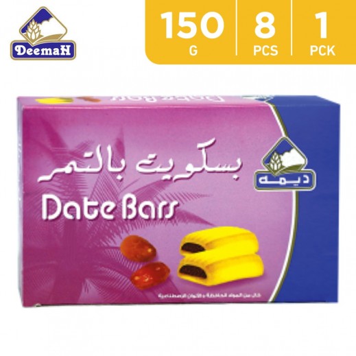 Deemah Date Bars 8 x 150 g  - delivered by Taw9eel Fast