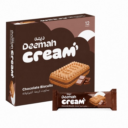 Deemah Chocolate Cream Biscuits 12 × 68g