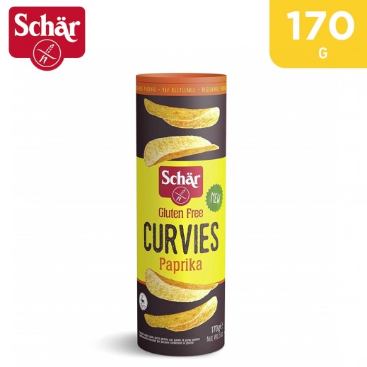 Schar Gluten Free Curvies Paprika Potato Chips 170 g - delivered by Taw9eel Fast
