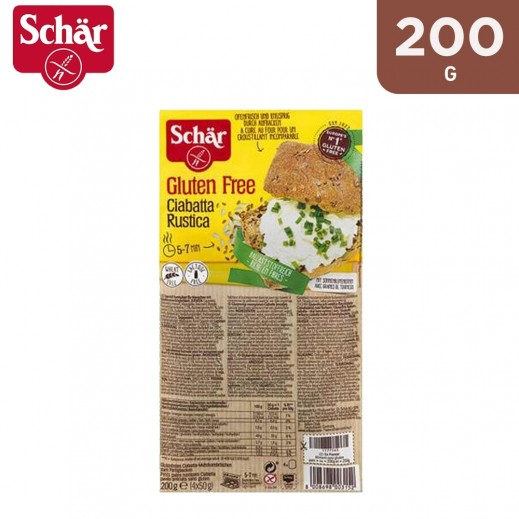 Schar Gluten Free Ciabatta Rustica Bread 200 g