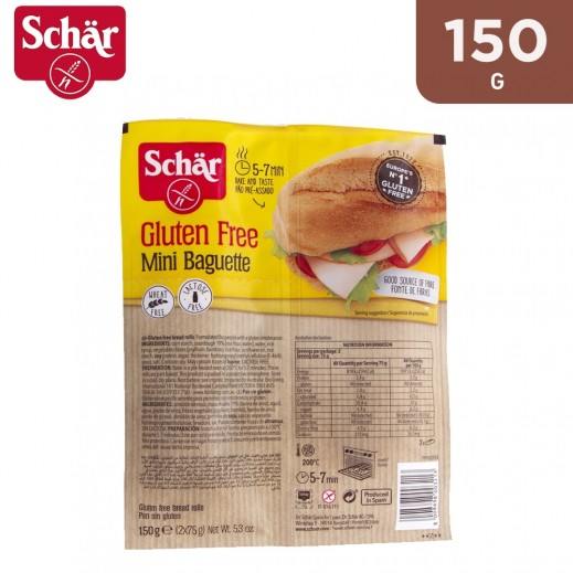 Schar Gluten Free Mini Baguette Bread 150 g - delivered by Taw9eel Fast