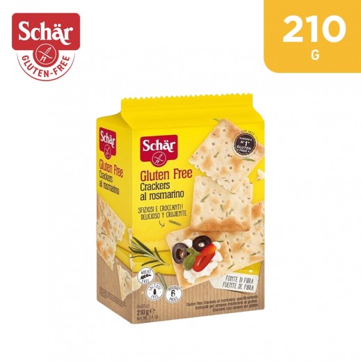 Schär Gluten Free Rosemarino Crackers 210 g