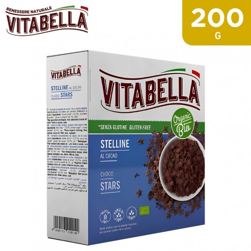 Vitabella Organic & Gluten Free Choco Stars 200g