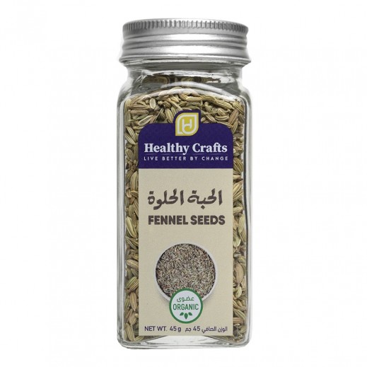 Healthy Crafts Organic Fennel Seeds 45 g