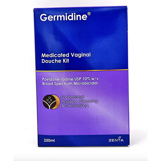 Germidine Medicated Vaginal Douche Kit 250 ml - delivered by Pharmazone Pharmacy - within 2 Hours