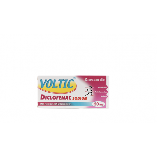 Voltic 50Mg – 20 Tablets - delivered by Pharmazone Pharmacy - within 2 Hours