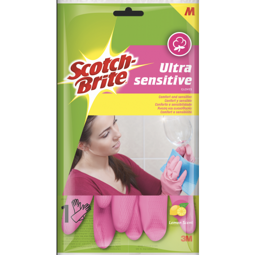 Scotch-Brite Delicate Duty Household Gloves - Medium Pair