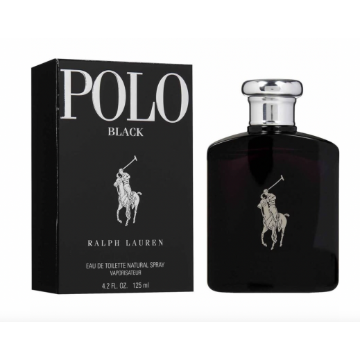 Ralph Lauren Polo Black EDT for Him 125 ml - delivered by Taw9eel within 24 hours 