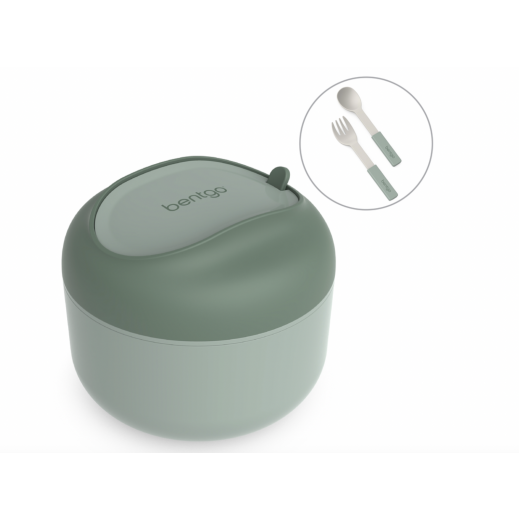 Bentgo Food Storage Bowl Khaki Green 21.2 oz - delivered by Taw9eel within 1 working day 