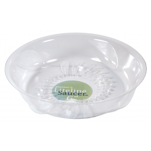 Plastec LiteLine Saucer 6 Inches - delivered by Taw9eel within 1 working day 