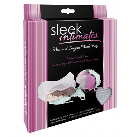 Sleek Intimates Bra Wash Bag 2 Pieces - delivered by Taw9eel within 1 working day 