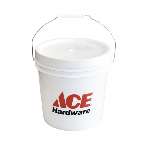 ACE Plastic Bucket Lid White - 5 Liter - delivered by Taw9eel within 1 working day 