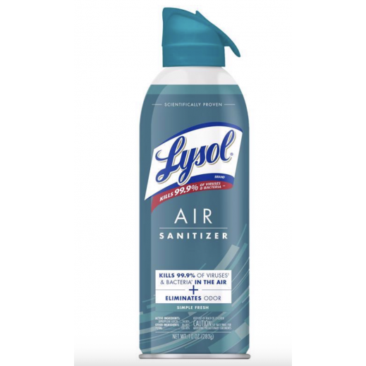 Lysol Fresh Scent Air Sanitizer 10 Oz  - delivered by Taw9eel within 1 working day 