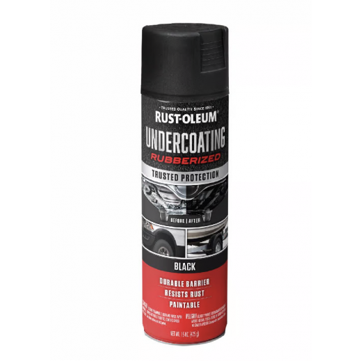 Rust-Oleum Automotive Flat Matte Black Professional Grade Undercoating 425 g - delivered by Taw9eel within 1 working day 