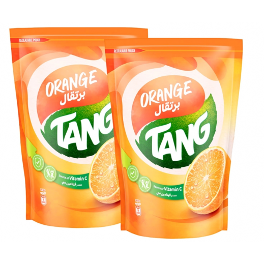 Tang Orange Powder Mix Drink Pouch 2 x 375g