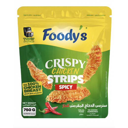 Foody's Crispy Chicken Strips Spicy 750g