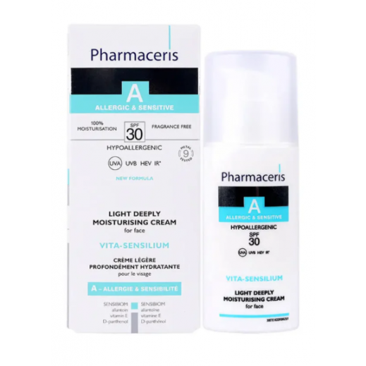 Pharmaceris Vita Sensilium Spf30 Light Cream 50ml - delivered by The Pharmacy - within 2 Hours