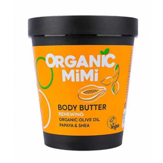 Organic Mimi Body Butter Renewing Olive & Papaya 200ml - delivered by The Pharmacy - within 2 Hours