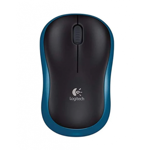 Logitech M185 Wireless Mouse – Black & Blue - delivered by Taw9eel within 2 Business Days