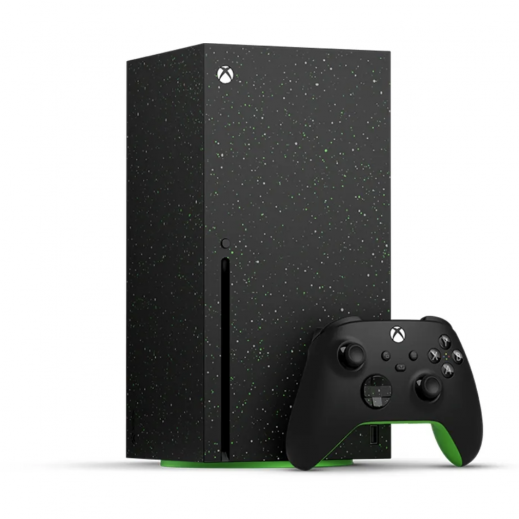 Xbox Series X 2TB Gaming Console Galaxy Black Special Edition R1 - delivered by Taw9eel within 2 Business Days