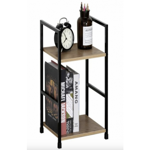 Wooden 2 Shelf Stand - delivered by Taw9eel Within 24 Working Hours 