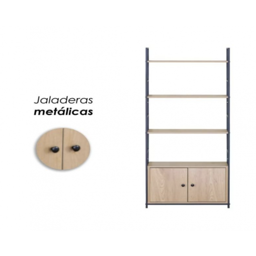 Wooden Storage Cabinet with 3 Shelf  - delivered by Taw9eel Within 24 Working Hours 
