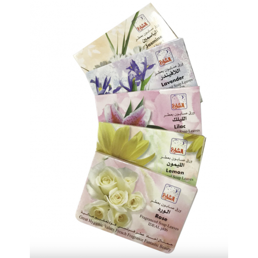 Scented Soap Sheets – 15 Sheets  - delivered by Taw9eel Within Working 24 Hours