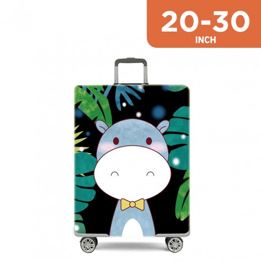 Travel Luggage Cover Spandex Protector for 20 up to 30 Inch Luggage - Hippo
