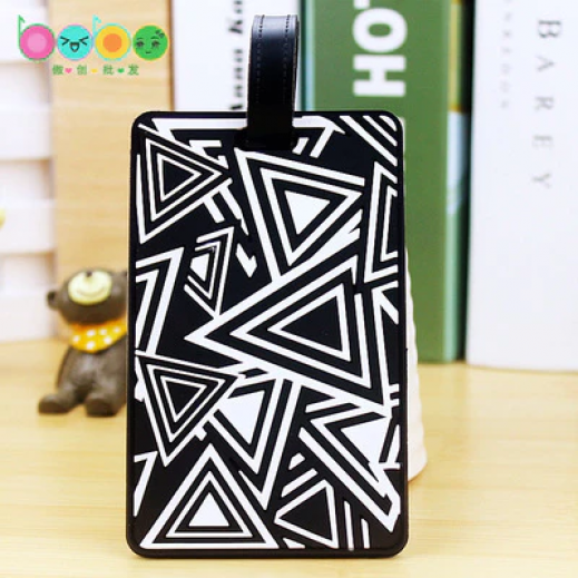 Triangular Multicolor Luggage Tag