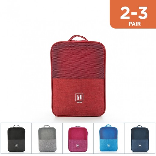 Portable Travel Shoe Bags Holds 2- 3 Pair of Shoes