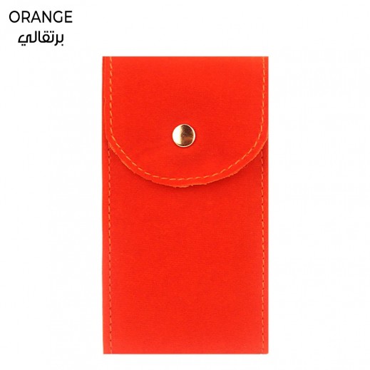 Velvet Watch Storage Bag Orange By Bagsouq Essentials