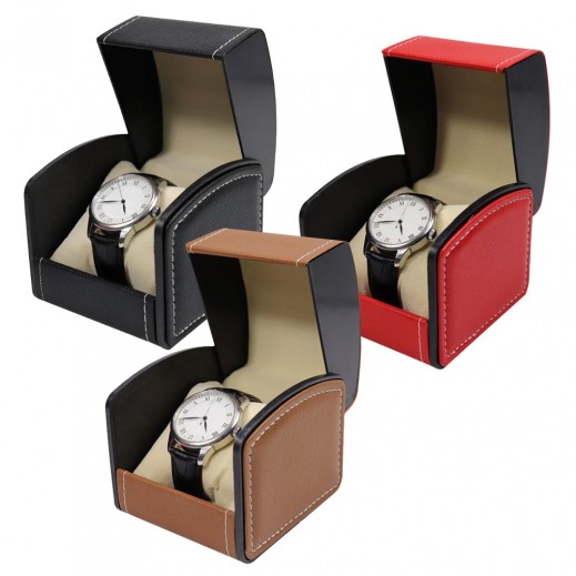 Leather Watch Case By Bagsouq Essentials