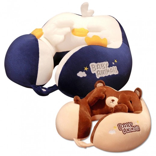 Comfo-Lux Animal Neck Travel Pillow For Kids And Adult
