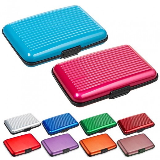 Aluminum Anti Theft Wallet Card Holder By Bagsouq Essentials