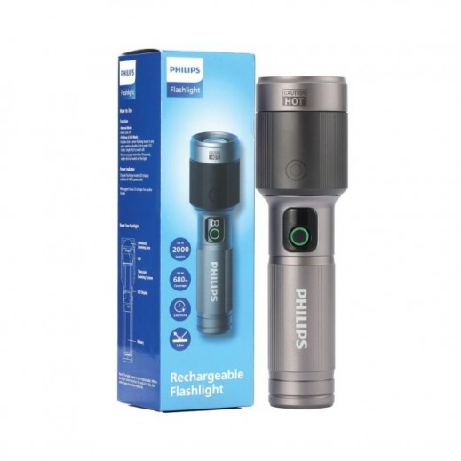 Philips Rechargeable Long Range LED Torch