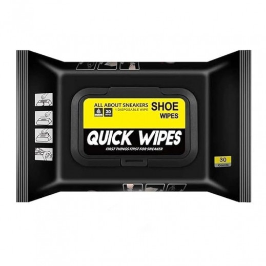 Generic Mens Sneaker Shoe Care Product Natural 30 Wipes - delivered by Taw9eel Fast
