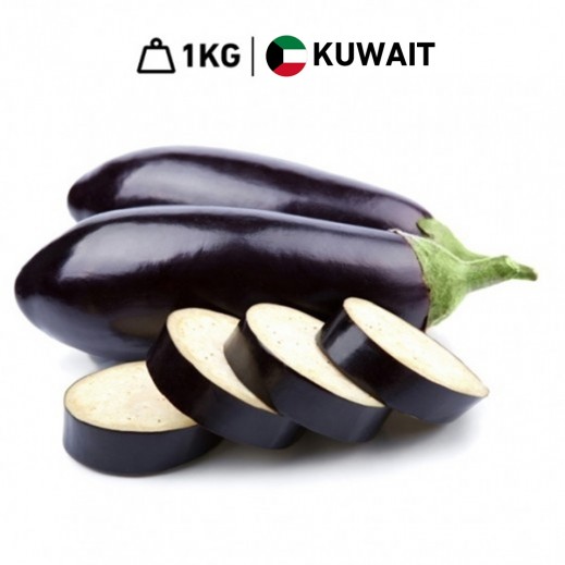 Fresh Kuwaiti Eggplants Al Shamiah Farm (1 kg Approx.) - delivered by Taw9eel Fast