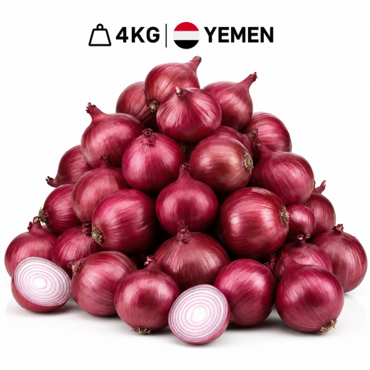Fresh Yemeni Red Onion 4Kg Approx.