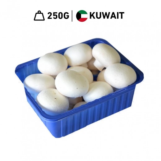 Fresh Kuwaiti White Mushroom Al Shamiah Farm 250 g Approx. - delivered by Taw9eel Fast