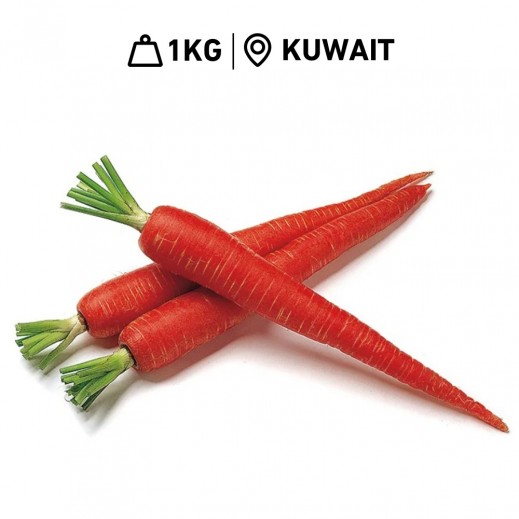 Fresh Kuwaiti Red Carrots Al Shamiah Farm (1 Kg Approx.)