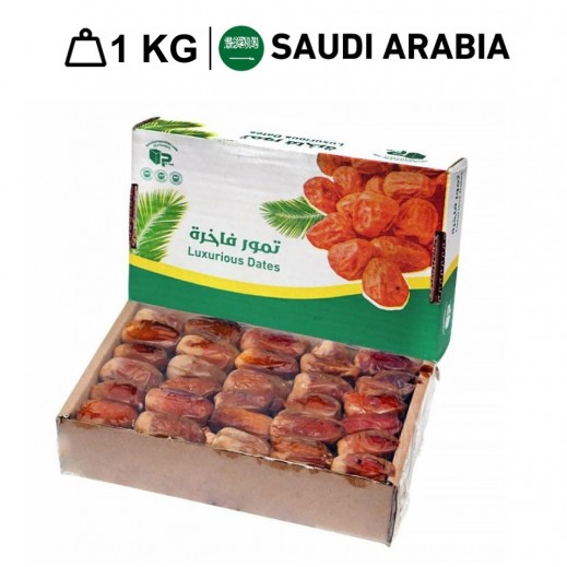 Luxurious Saudi Saggai Dates 1kg - delivered by Taw9eel Fast