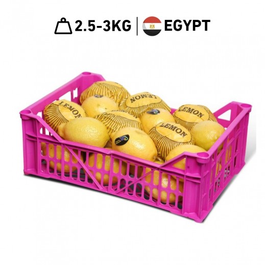 Fresh Egyptian Lemon Basket 2.5 - 3kg Approx.