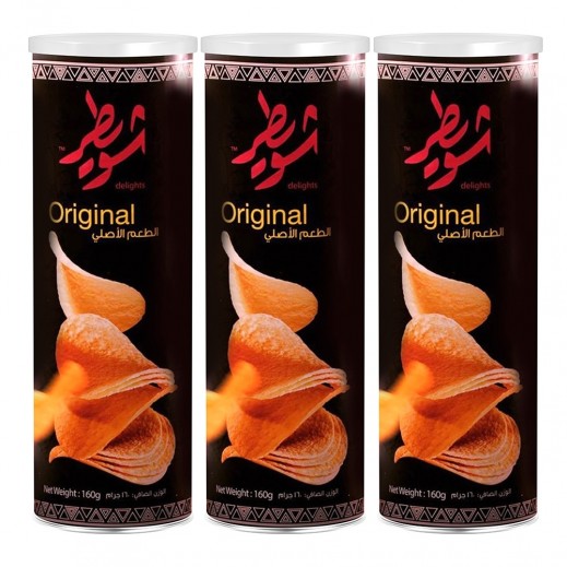 Showaiter Chips Original Flavor 3 x 160 g