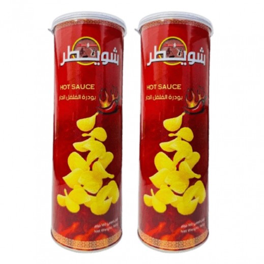 Showaiter Chips Hot Pepper Flavor 2×160g