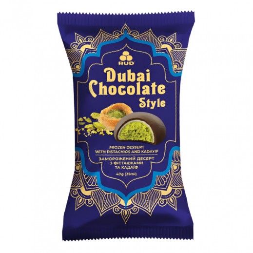Rud Dubai Chocolate Ice Cream 40 g - delivered by Taw9eel Fast