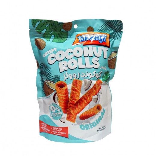 Mazaji Original 0% Fat Crispy Coconut Rolls 140g