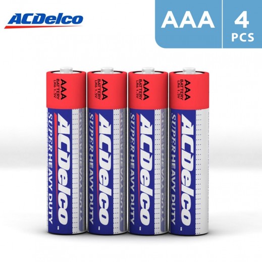 AC Delco Heavy Duty AAA 1.5V Battery Pack 4 PCS - delivered by Taw9eel Fast