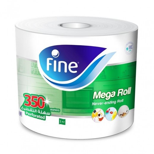 Fine Household Towel Mega Roll 350m - delivered by Taw9eel Fast